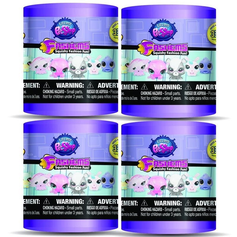 Basic Fun بايسك فن تك 4 كيدز ليتلست بيت شوب ماشيمز فاشيمز باك كابسول - 4 باك (4 كابسولات لكل طلب) - Image 2